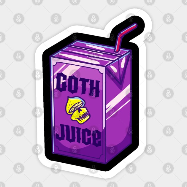 Goth Juice Goth Anime Manga Funny Gift Sticker by creative